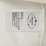 Prada 23Fw Red Stripe Air Layer Sweatshirt