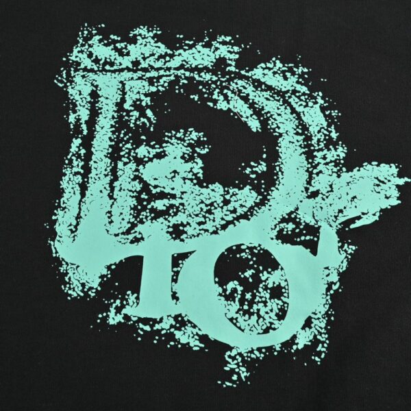 Dior 24Fw Ink splash letter print sweatshirt