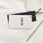 Dior 24Fw Embroidered half-zip lapel sweatshirt