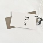 Dior 24Fw Painted ink letter print sweatshirt