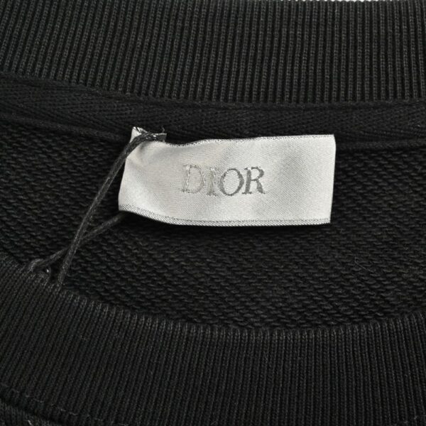 Dior 24Fw Painted ink letter print sweatshirt