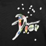 Dior 24Fw Painted ink letter print sweatshirt