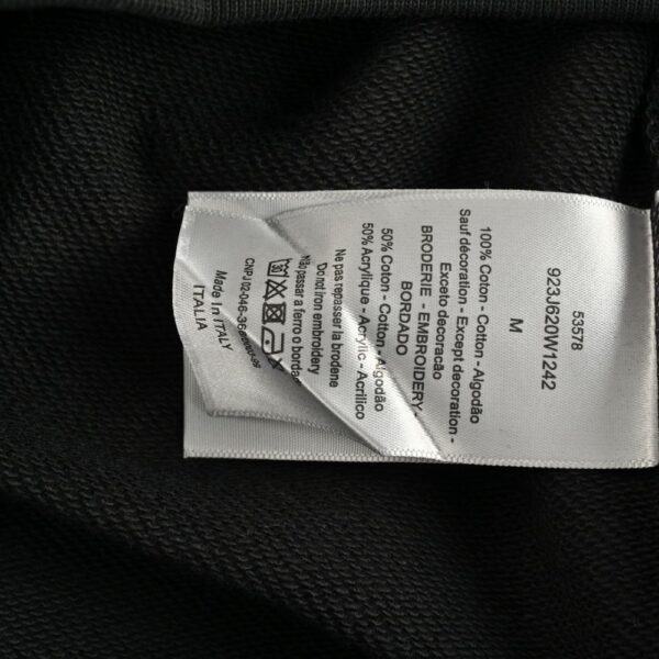 Dior 24Fw Painted ink letter print sweatshirt