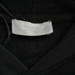 Dior 24Fw Flower and letter embroidered hoodie