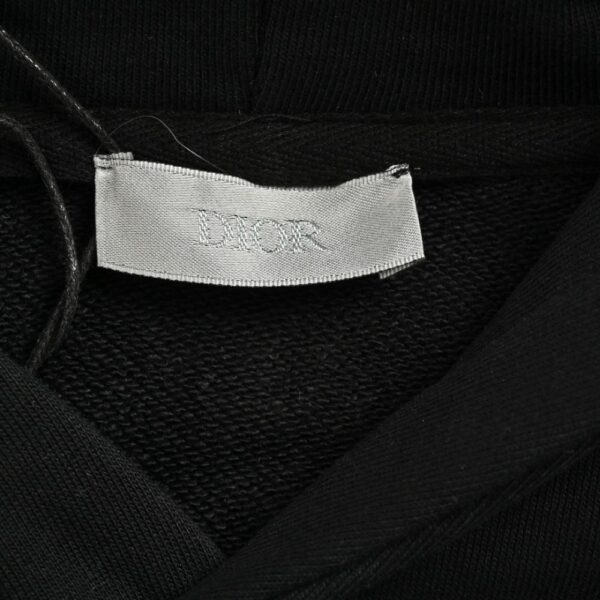 Dior 24Fw Flower and letter embroidered hoodie