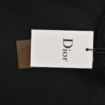 Dior 24Fw Flower and letter embroidered hoodie