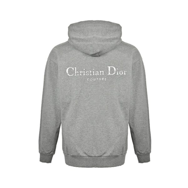 Dior 24Fw Distressed letter print hoodie