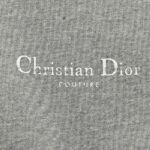 Dior 24Fw Distressed letter print hoodie