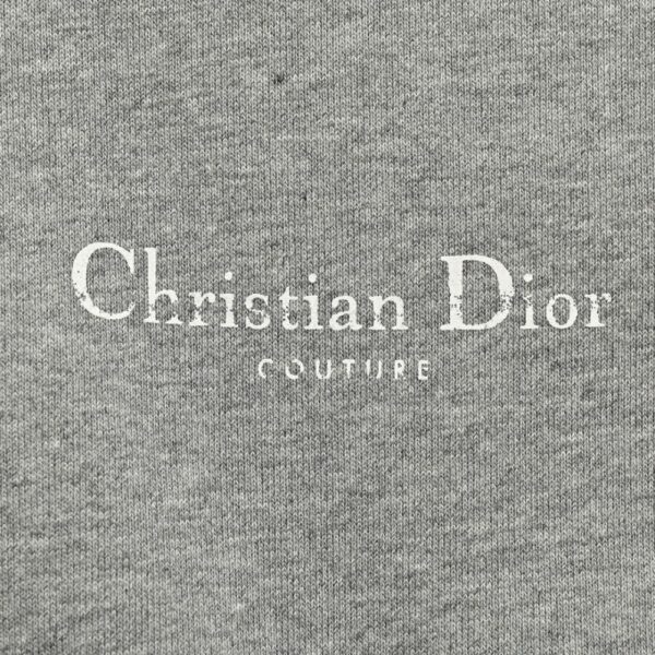 Dior 24Fw Distressed letter print hoodie