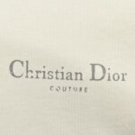 Dior 24Fw Distressed letter print hoodie