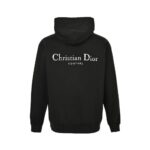 Dior 24Fw Distressed letter print hoodie