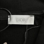 Dior 24Fw Distressed letter print hoodie