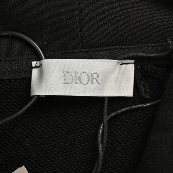 Dior 24Fw Distressed letter print hoodie