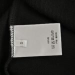 Dior 24Fw Distressed letter print hoodie