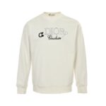 Dior 24Fw Embroidered pin lettering sweatshirt