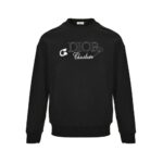 Dior 24Fw Embroidered pin lettering sweatshirt