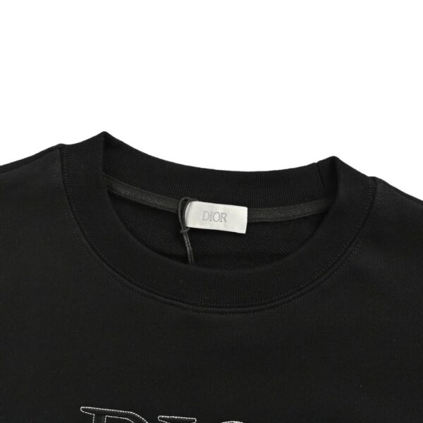 Dior 24Fw Embroidered pin lettering sweatshirt