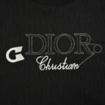 Dior 24Fw Embroidered pin lettering sweatshirt