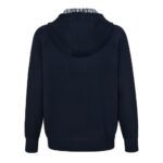 Dior 24Fw Jacquard cashmere knit hooded sweatshirt