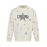 Dior 24Fw Five-pointed star letter print sweatshirt