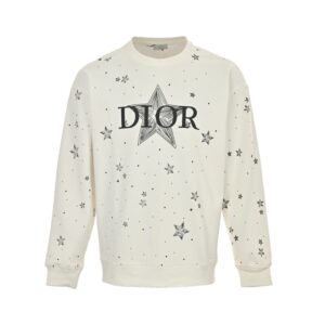 Dior 24Fw Five-pointed star letter print sweatshirt
