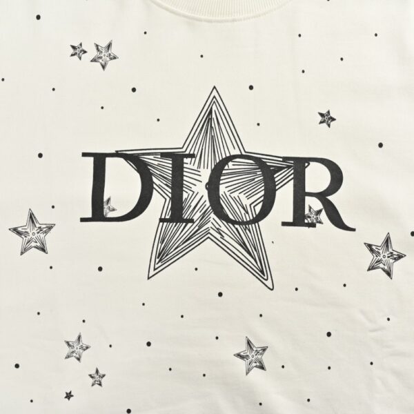 Dior 24Fw Five-pointed star letter print sweatshirt