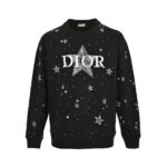 Dior 24Fw Five-pointed star letter print sweatshirt
