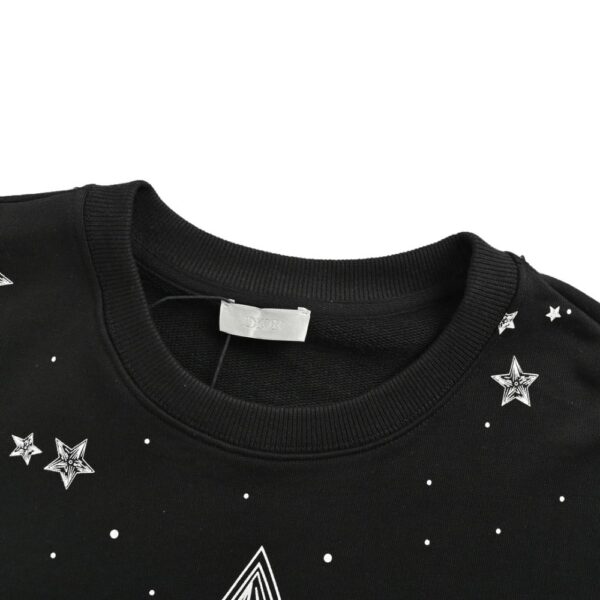 Dior 24Fw Five-pointed star letter print sweatshirt
