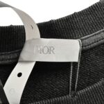 Dior 24Fw Embroidered logo washed sweatshirt