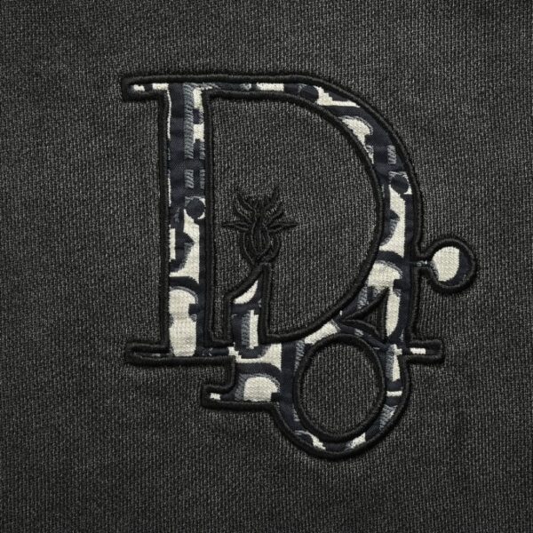 Dior 24Fw Embroidered logo washed sweatshirt