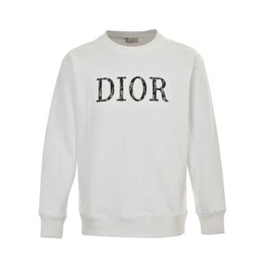 Dior 24Fw Monogram patch lettering sweatshirt