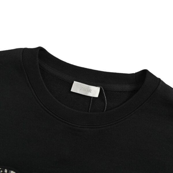 Dior 24Fw Monogram patch lettering sweatshirt