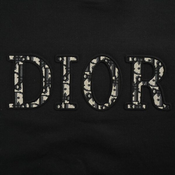 Dior 24Fw Monogram patch lettering sweatshirt