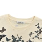 Dior 24Fw floral butterfly print sweatshirt