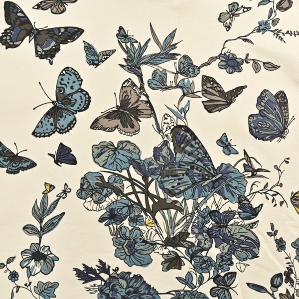Dior 24Fw floral butterfly print sweatshirt