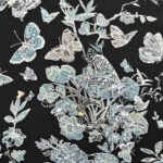 Dior 24Fw floral butterfly print sweatshirt