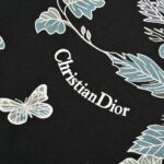 Dior 24Fw floral butterfly print sweatshirt