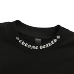 Chrome Hearts  24Fw horseshoe flower arm T-shirt