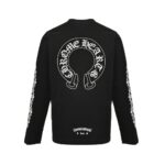 Chrome Hearts  24Fw horseshoe flower arm T-shirt