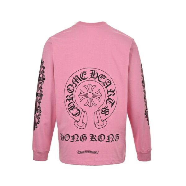 Chrome Hearts  Limited Sakura Pink Horseshoe T-shirt