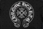 Chrome Hearts  Dark Cross Sanskrit Scroll Print Hoodie
