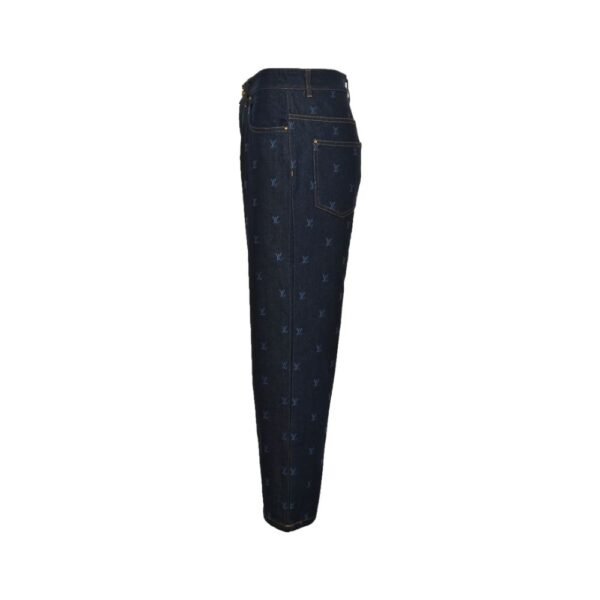 Louis Vuitton Denim jeans with monogram embroidery