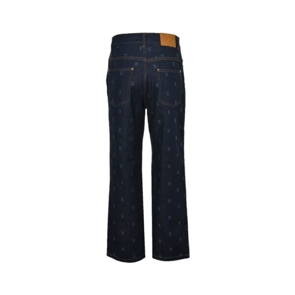 Louis Vuitton Denim jeans with monogram embroidery