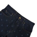 Louis Vuitton Denim jeans with monogram embroidery