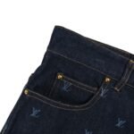 Louis Vuitton Denim jeans with monogram embroidery