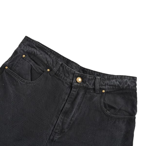 Louis Vuitton Dark checkered jeans
