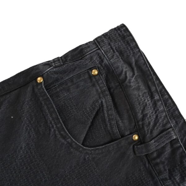 Louis Vuitton Dark checkered jeans