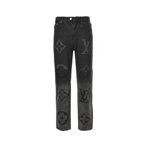 Louis Vuitton Gradient large logo washed jeans