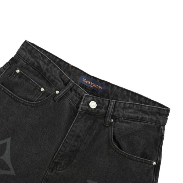 Louis Vuitton Gradient large logo washed jeans