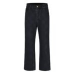 Louis Vuitton Dark checkerboard straight jeans